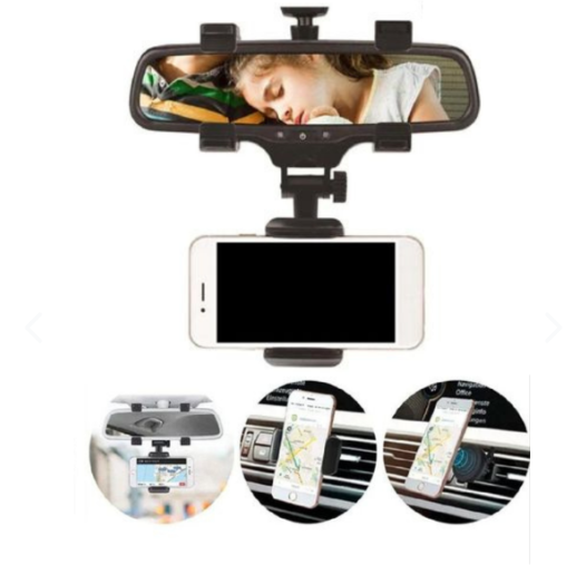 Soporte de retrovisor para teléfono